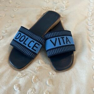 Dolce Vita Blue Slides